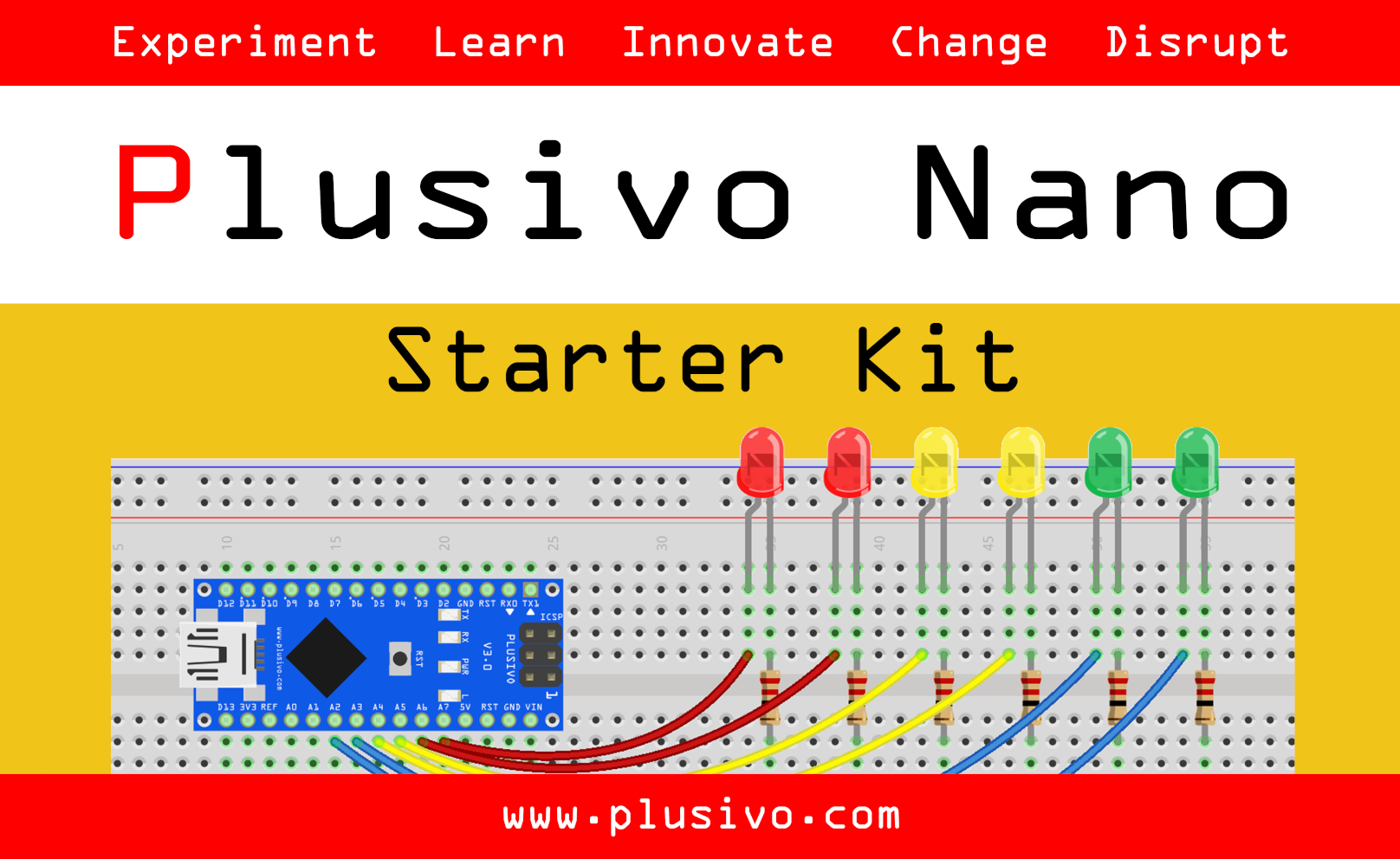 Plusivo Electronics Component Starter Kit
